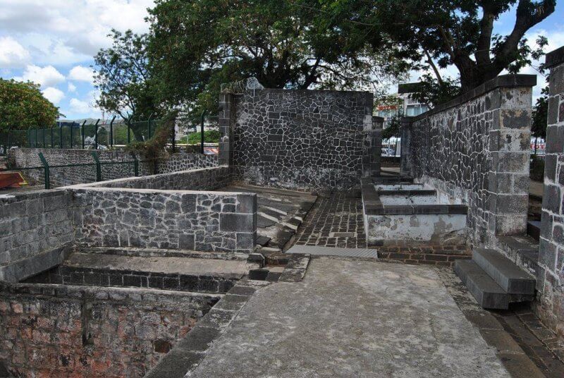 Inside the complex