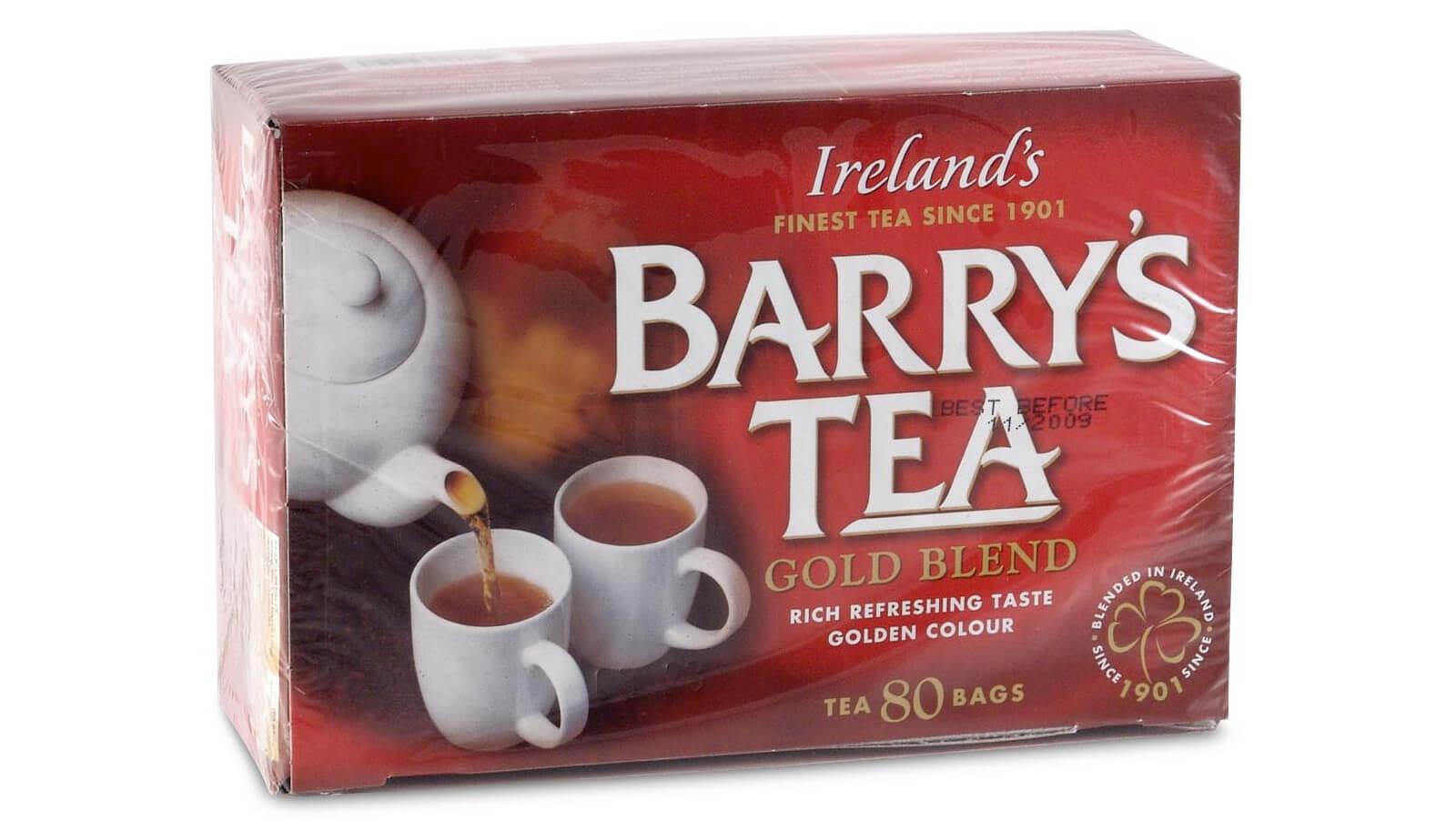 Packaging of Barry's Irish Tea Barry's Tea