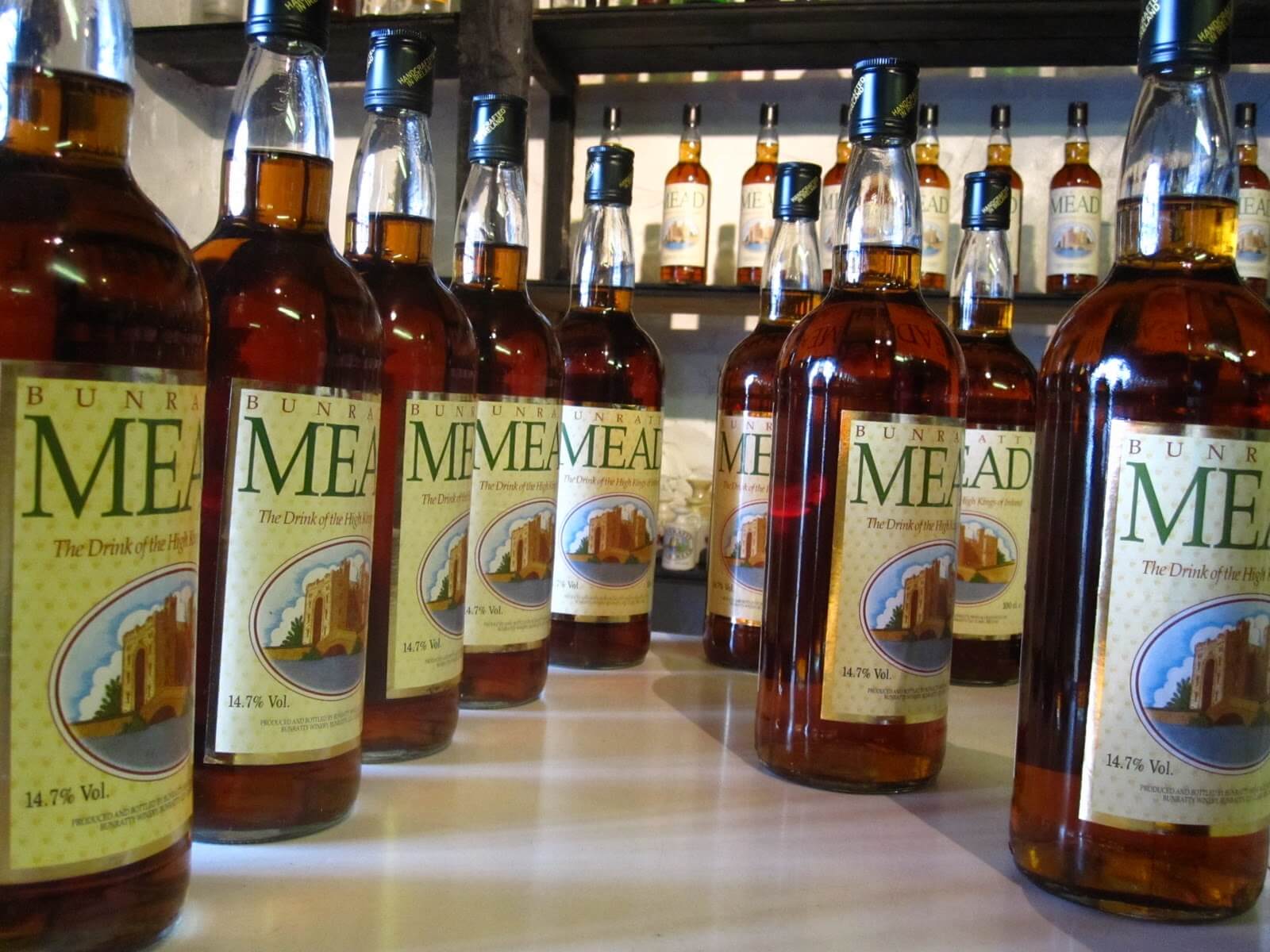Honey wine under the brand name Bunratty Mead Bunratty Mead Honey Wine