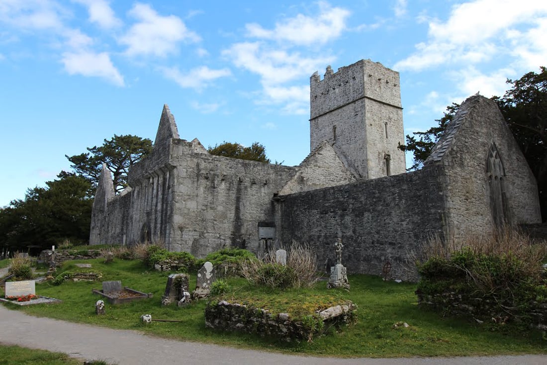 Macross Abbey and the nearby cemetery Franciscan Monastery