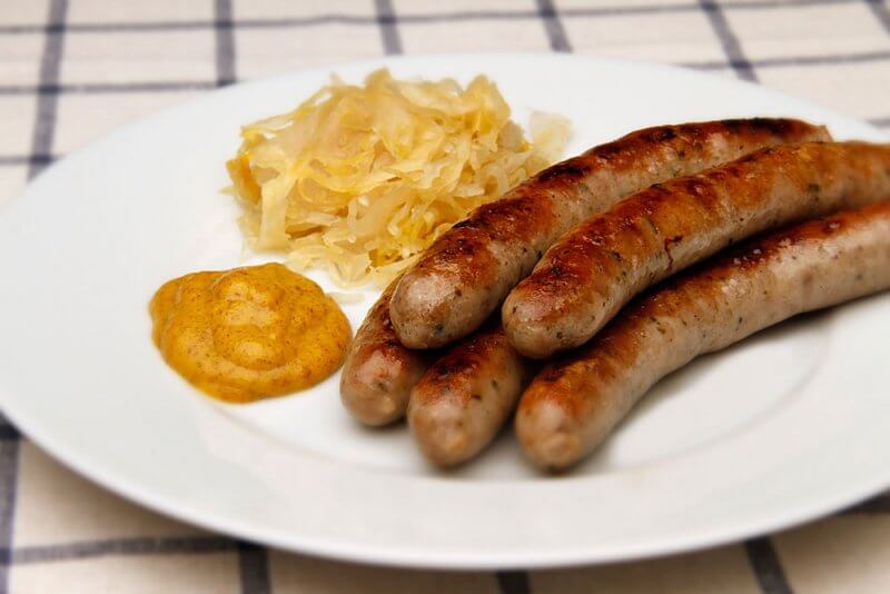 Bratwurst sausages, Germany Bratwurst sausages