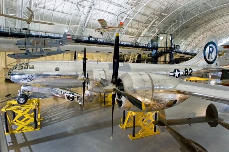 B-29 Superfortress military aircraft at the Hamilton Museum, Ontario Photo: B-29 Superfortress at the Hamilton Museum