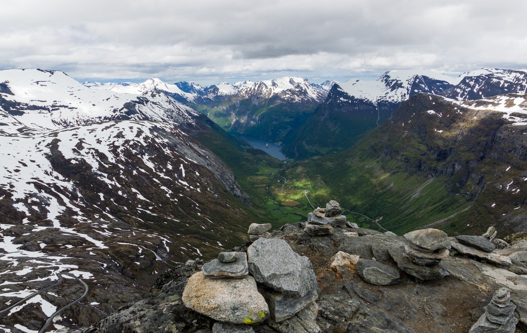 Photo from the Dalsnibba Lookout View from the Dalsnibba Lookout