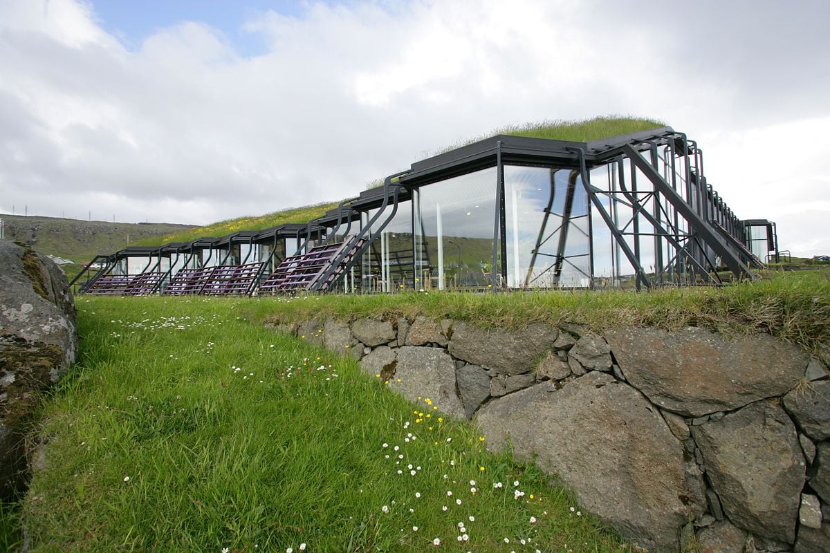 In the photo House of the Nordic Countries Nordic House, Torshavn