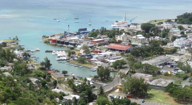 Photo: View of Port Maturin and Rodriguez's house City view