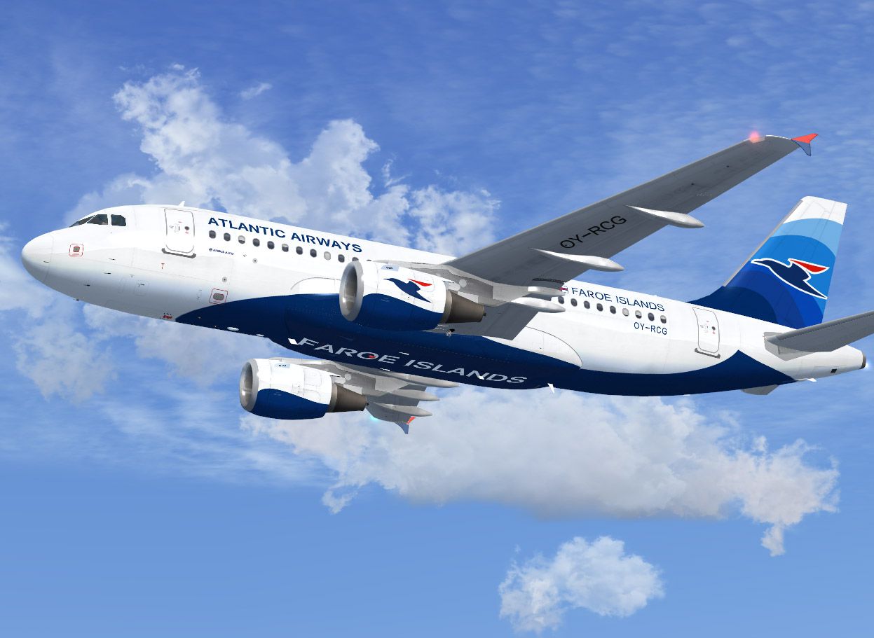 Pictured is an Atlantic Airways plane Atlantic Airways aircraft