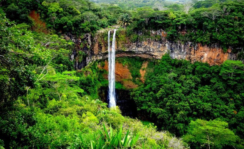 The highest waterfall on the island