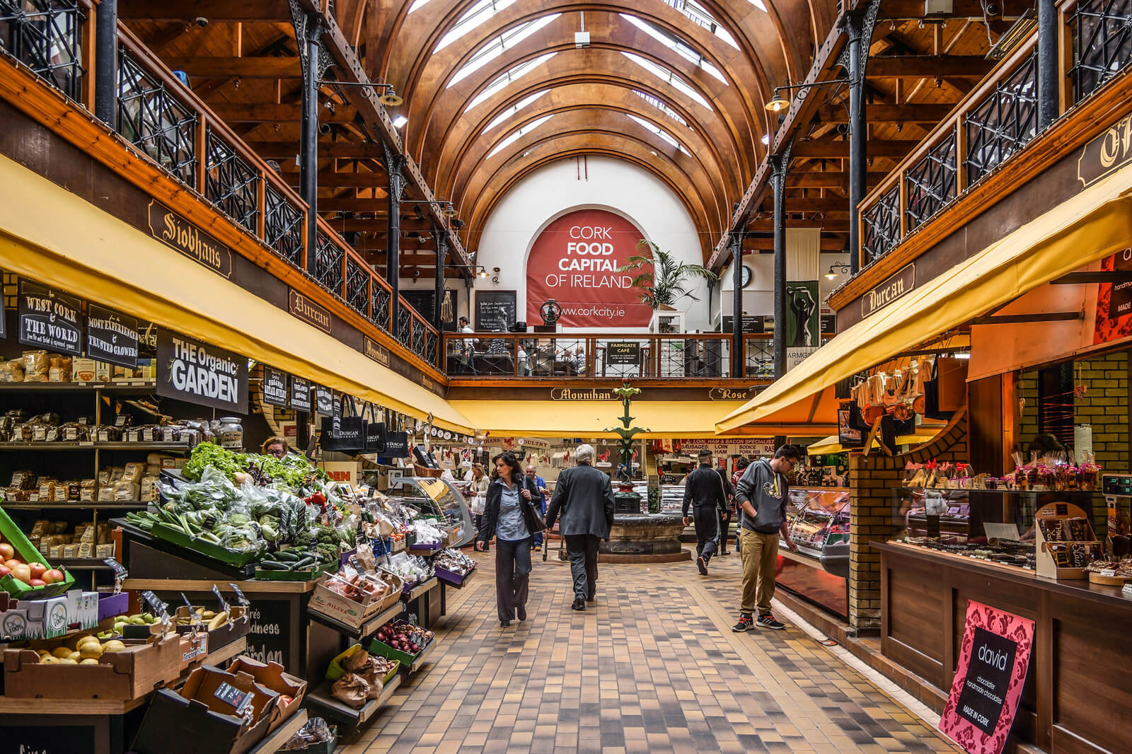 Photo inside a grocery market, Cork Walking through the grocery market, Cork