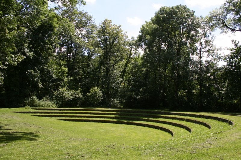 The Amphitheater in Munich's English Garden English Garden Amphitheater