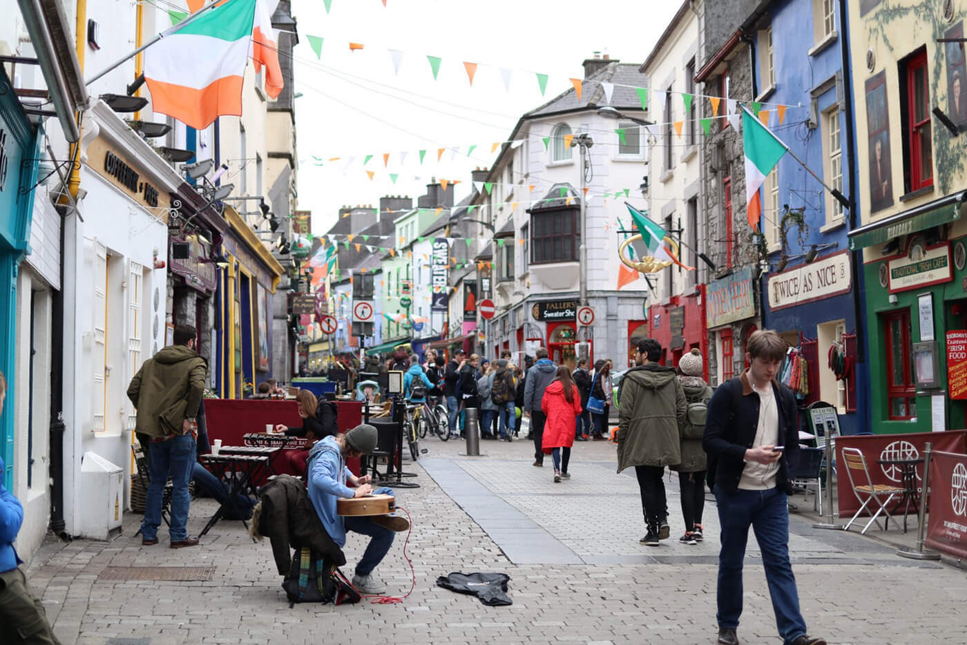 Walking through Galway's Latin Quarter Galway's Latin Quarter