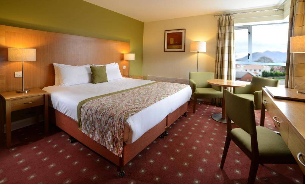 Interior photo of a room at Hotel Killarney Hotel Room at Hotel Killarney