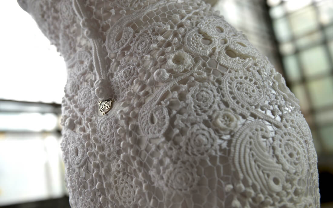 Pictured is Irish lace Irish lace