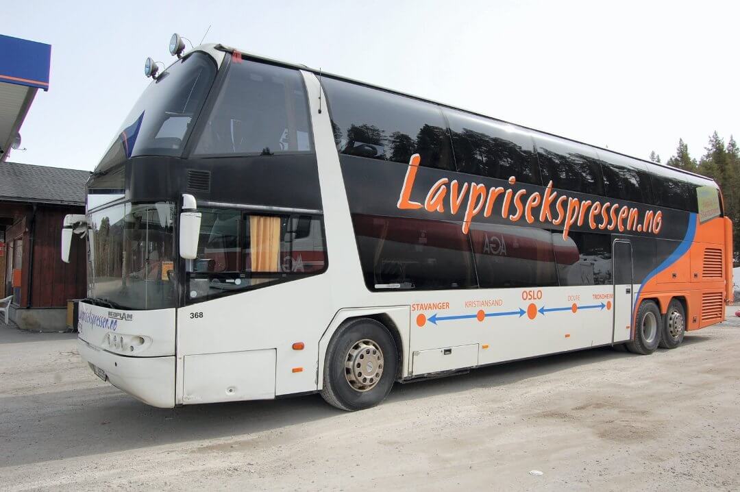 Norwegian carrier Lavprisekspressen bus Lavprisekspressen bus