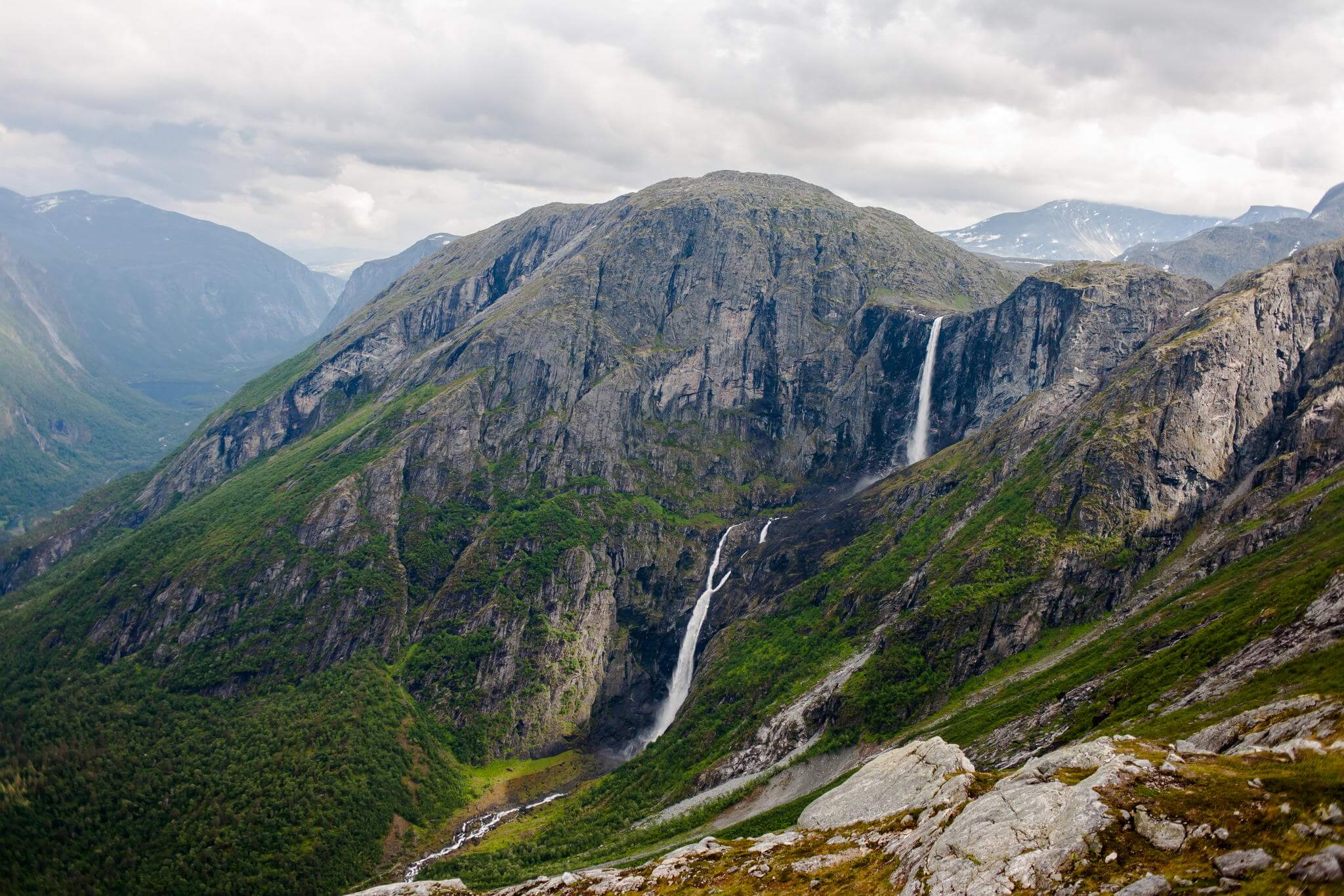 Mardalsfossen is a cascading waterfall in Norway Cascade Mardalsfossen