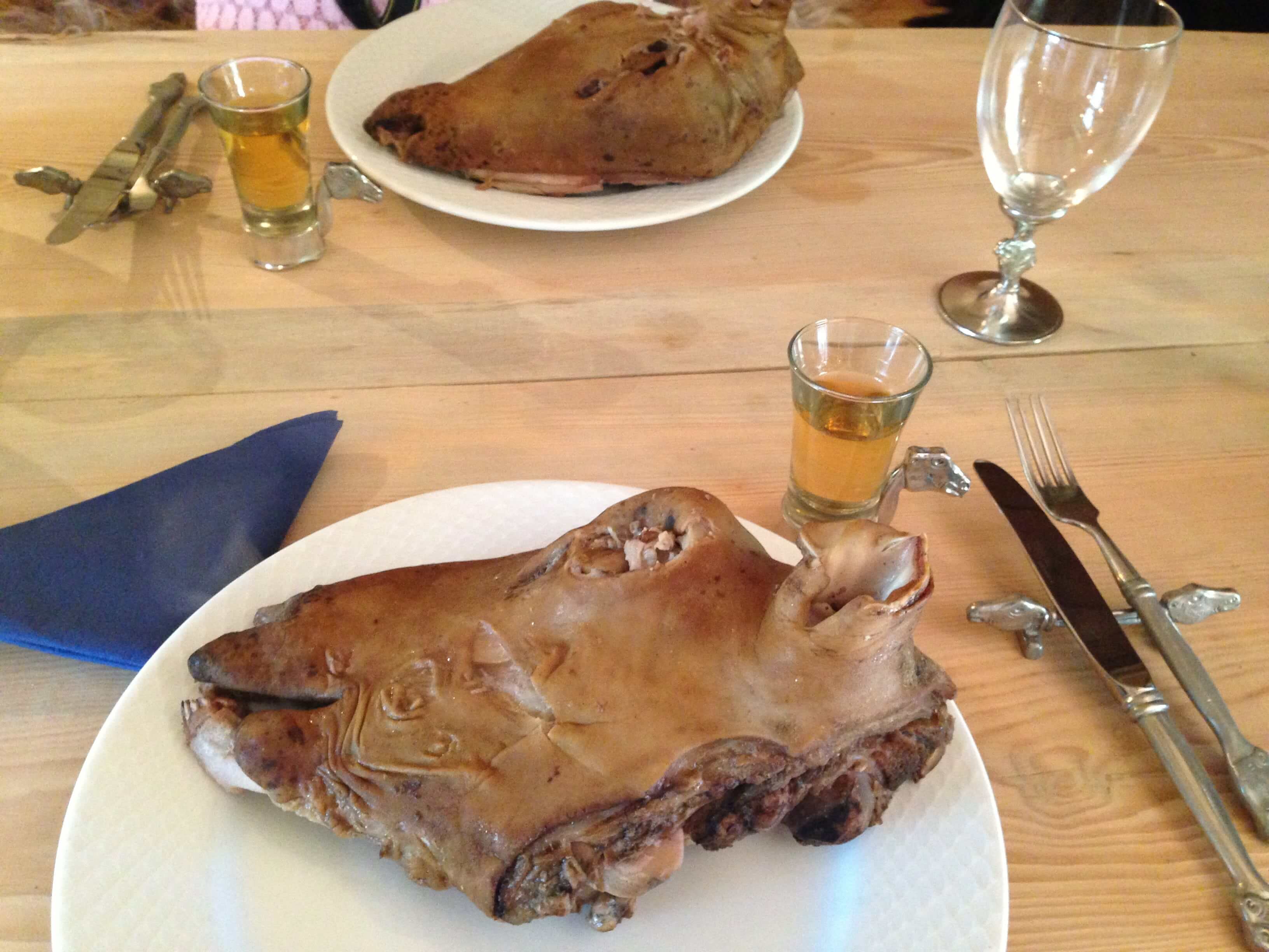 Norway's national dish is smalahove Baked sheep's head