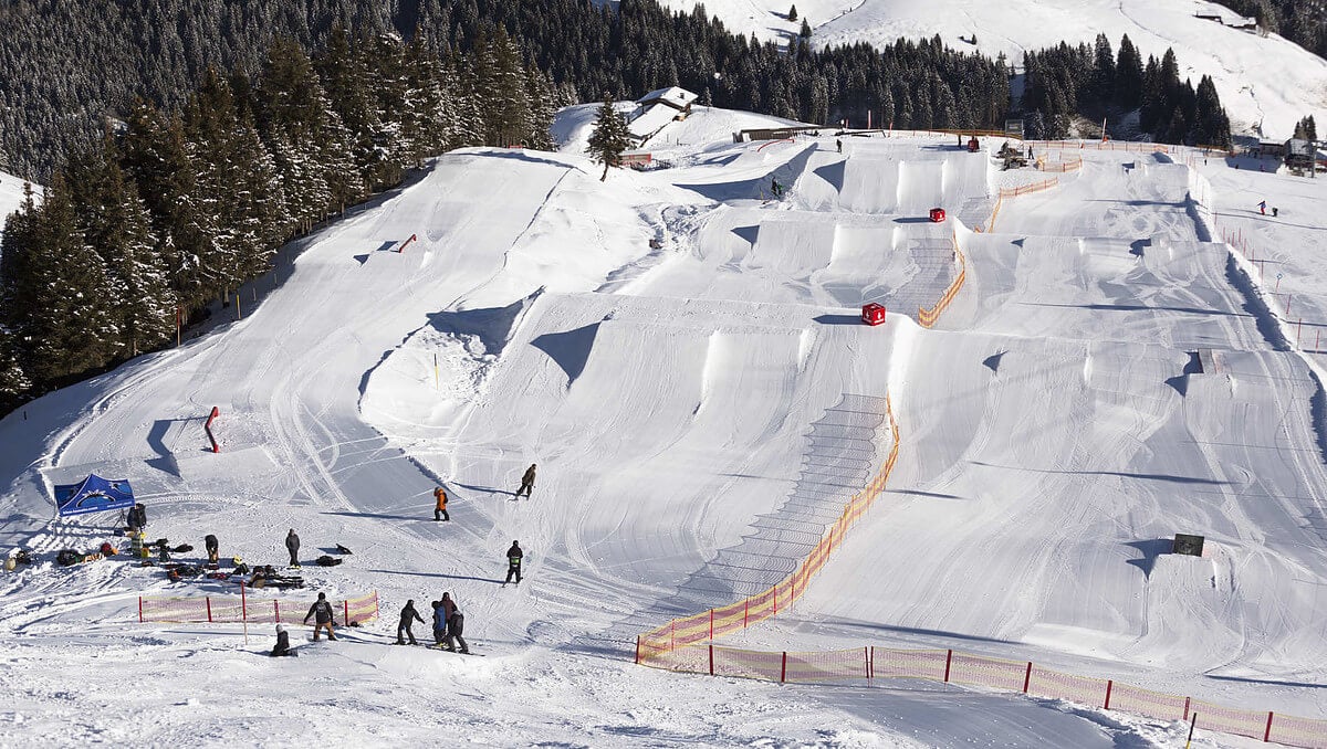 Slides at Kitzbühel Snowpark, Austria Kitzbuhel Snowpark