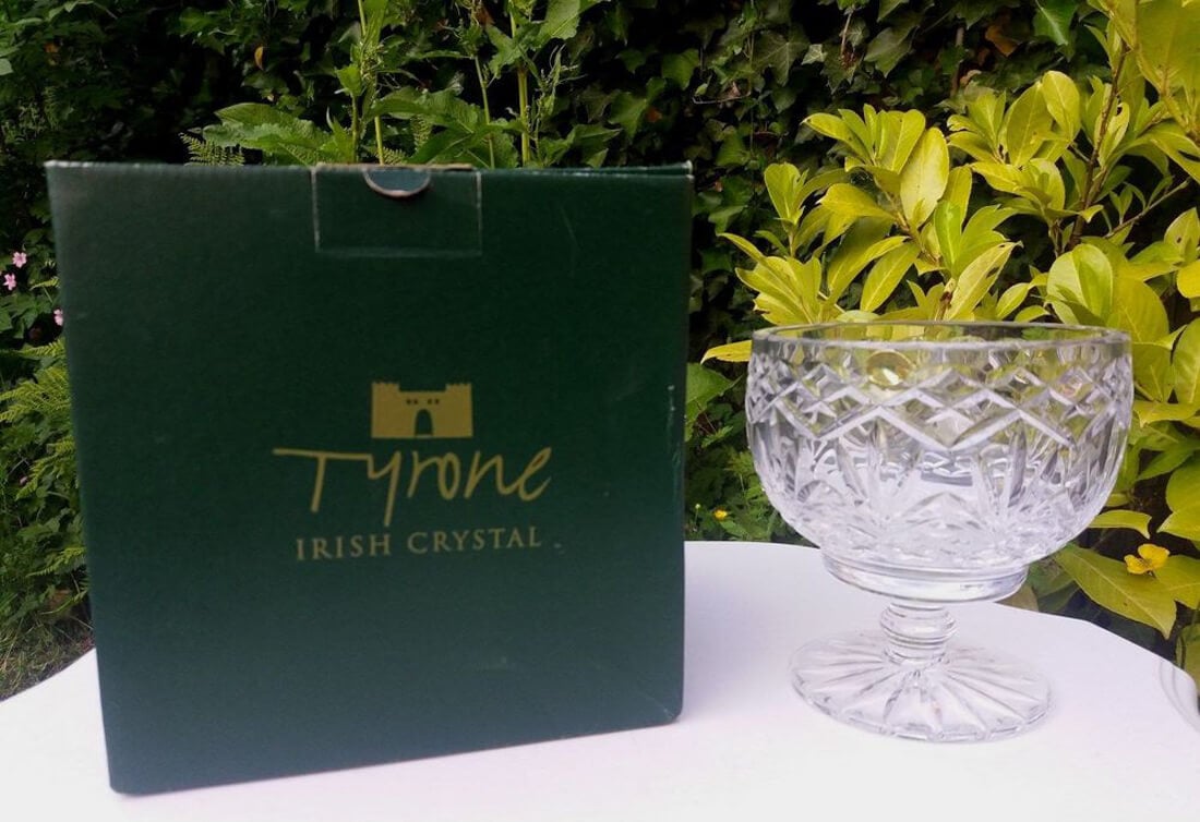 Crystal products of the Tyrone brand Pride of the Irish-crystal