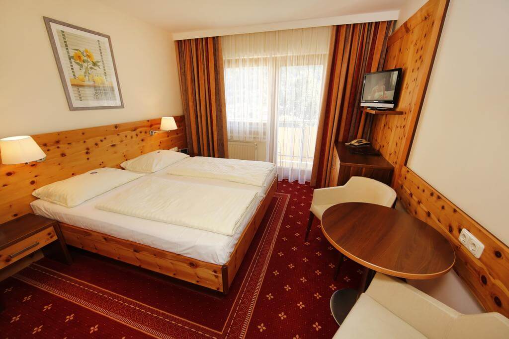 Interior of a room in the 3* Tauernblick Hotel in Schladming Room at the Tauernblick Hotel