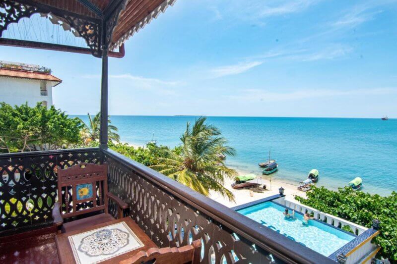 Photo: View from the room at Tembo House Hotel Room at Tembo House Hotel, Zanzibar