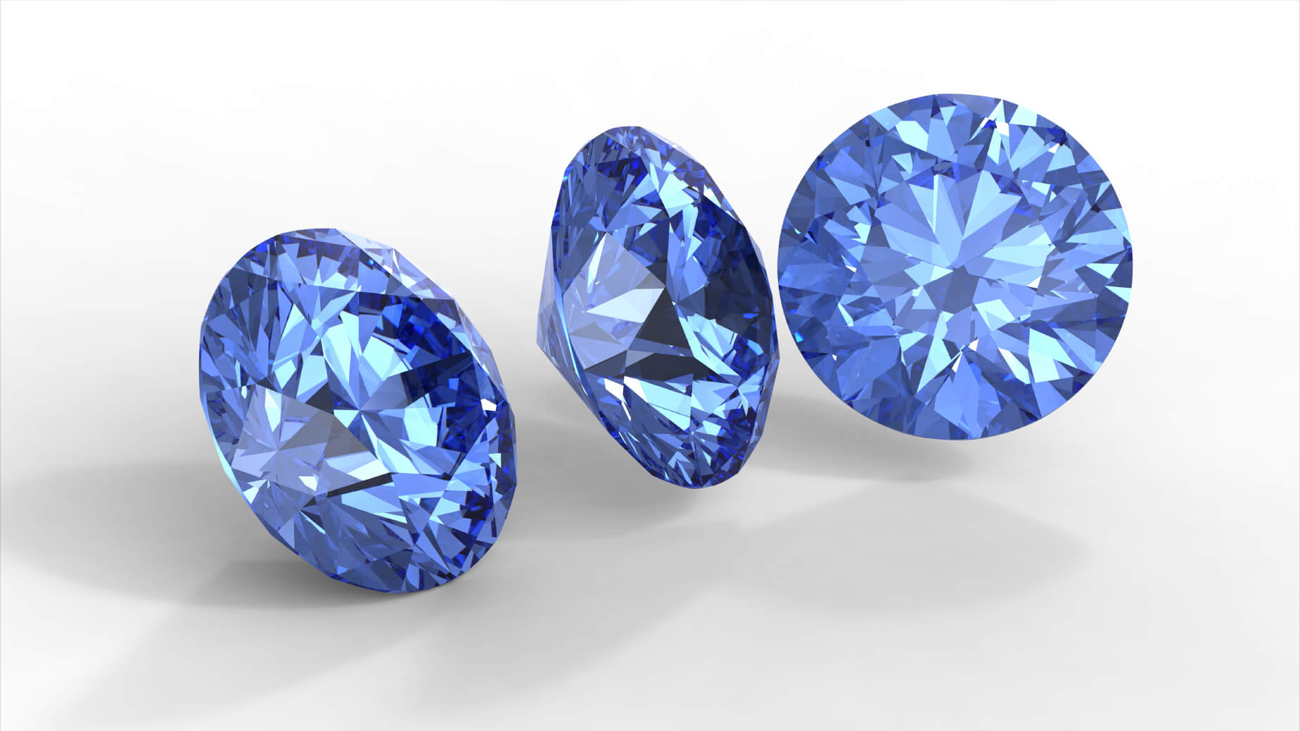 Photos of blue diamonds in Tanzania Jewelry with a "blue diamond"