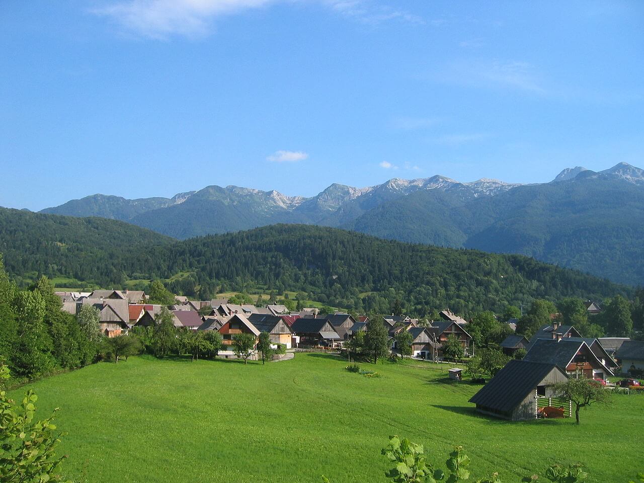 Photo of the village of Stara Fuzhina Stara Fuzhina village