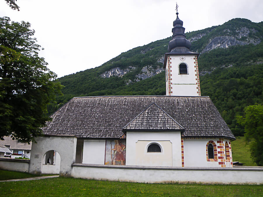 Photo of the Church of St. John the Baptist in Slovenia on Lake Bohinj St. John the Baptist Church