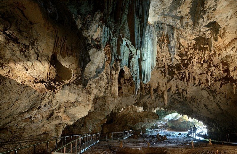Photo of the Grand Cavern Cave in François Legua Park on Rodriguez Island The Grande Caverne Cave in the Mauritius Wildlife Reserve