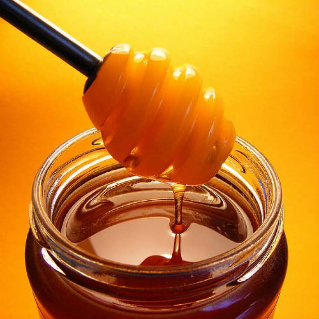 Photo of a jar of honey Honey in Greece