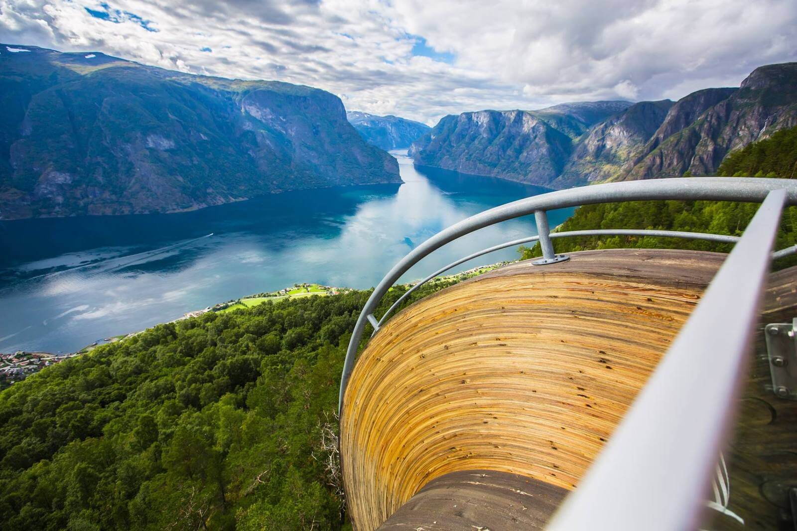 Photo from the Stegastein Lookout Stegastein Observation Deck
