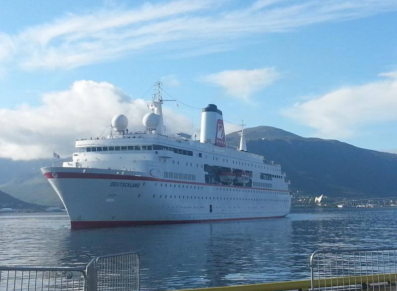 Cruise ship Deutschland in Tromsø Cruise ship in Tromsø