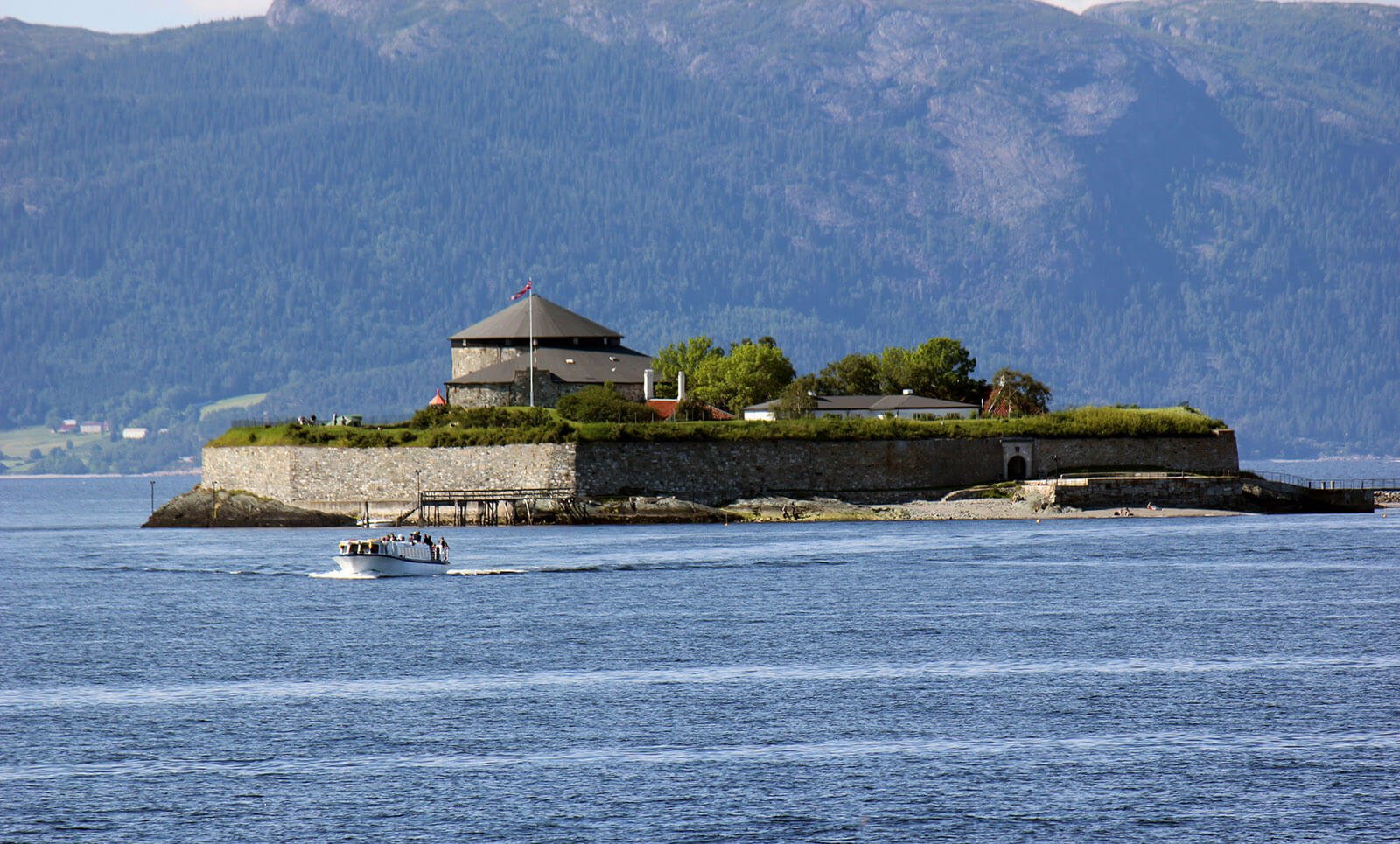Photo of Munkholmen Island near Trondheim Munkholmen Island