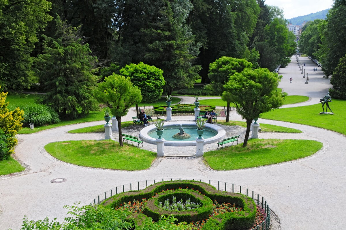Tivoli Park is the largest park in Ljubljana Tivoli Park