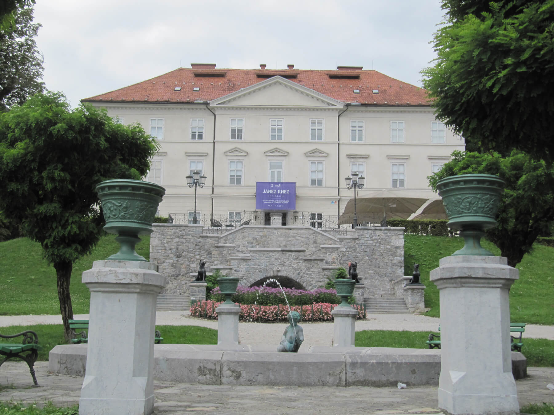 The Cekin Mansion in the Tivoli Park in Ljubljana Cekin Mansion, Ljubljana