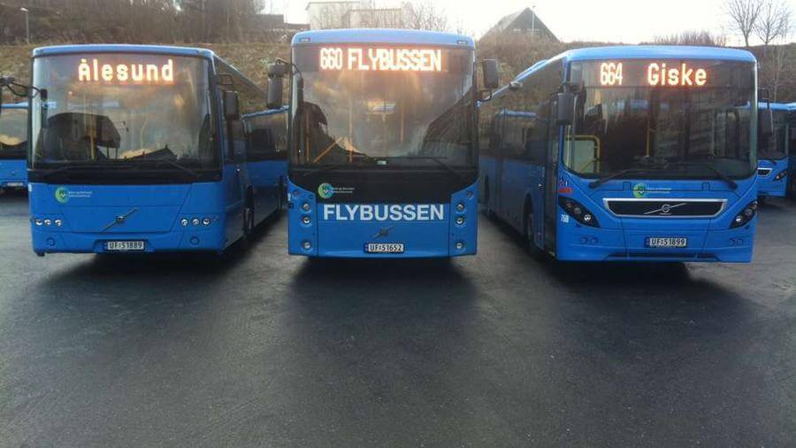 Photo of the bus to Aalesund Bus to Aalesund