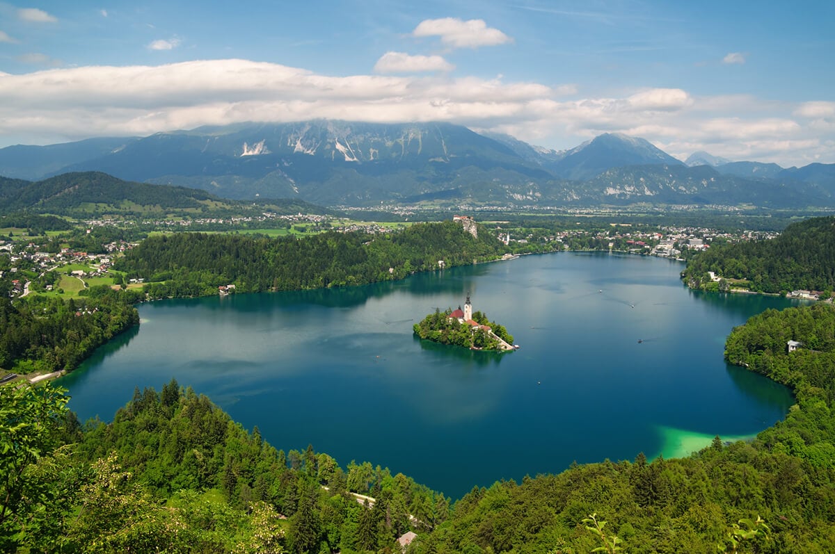 Photo of Lake Bled in Slovenia Lake Bled