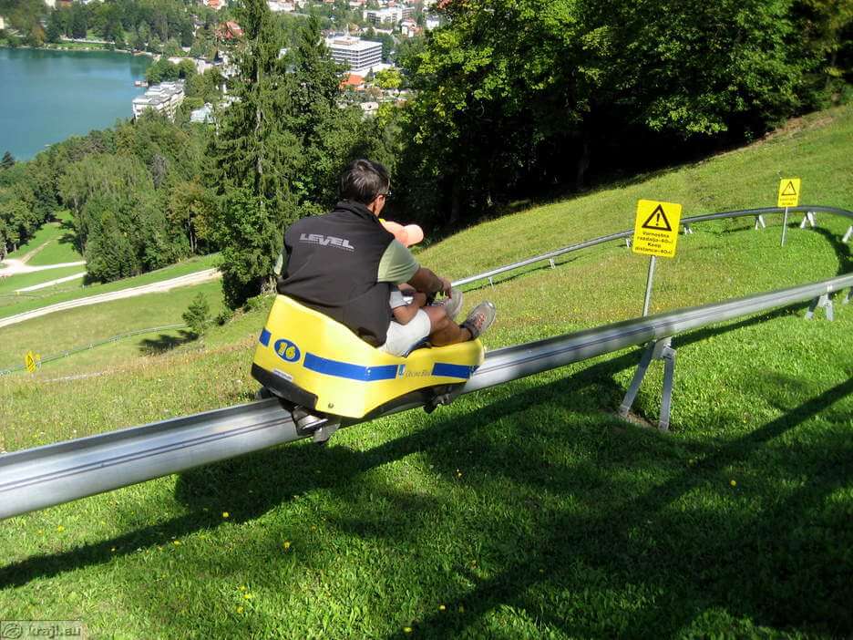 Summer sledding Summer sledding