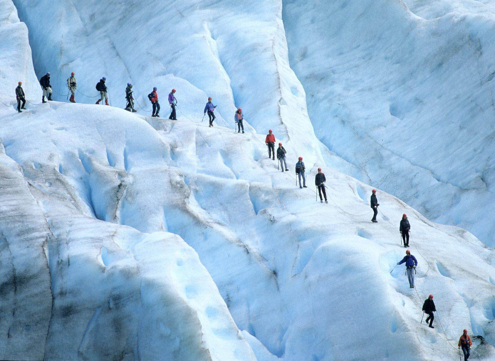 Climbing the Jostedalsbreen Glacier Climbing the Jostedalsbreen Glacier