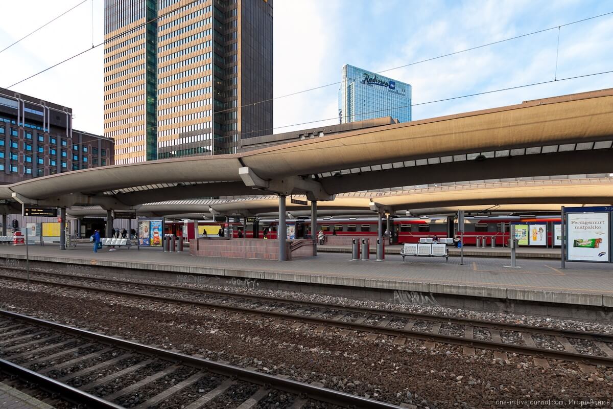 Oslo Train Station At the Oslo train station