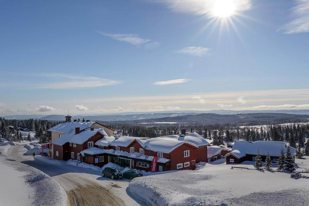 Nordseter Village in winter Norseter village in Norway