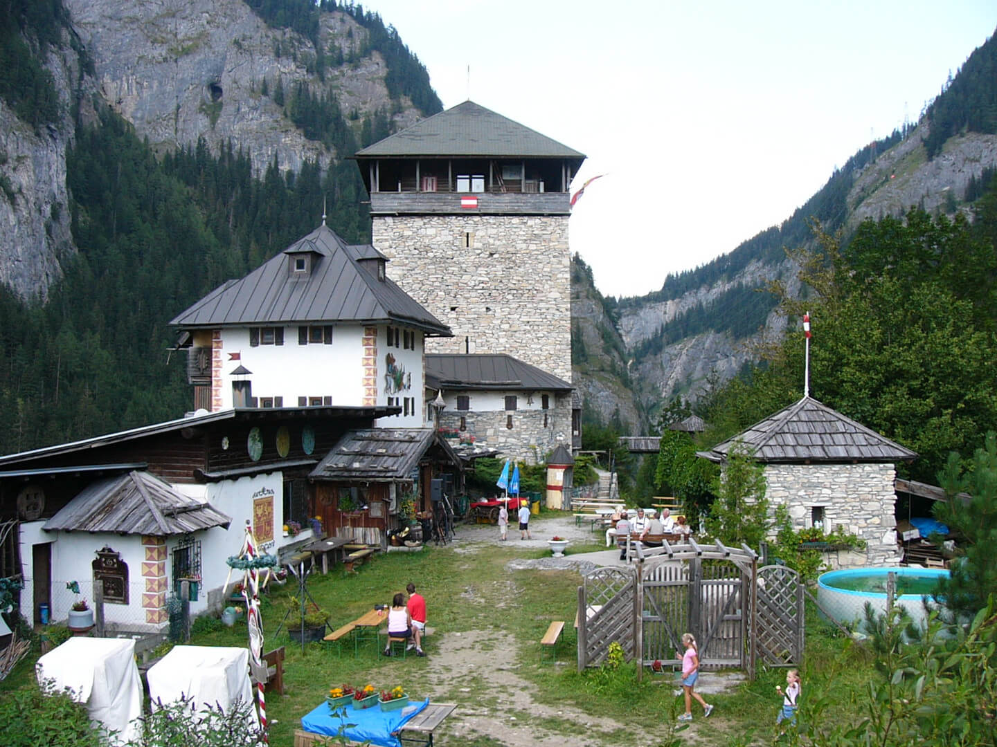Klammstein Castle at the beginning of the Gastein Valley Klammstein Castle